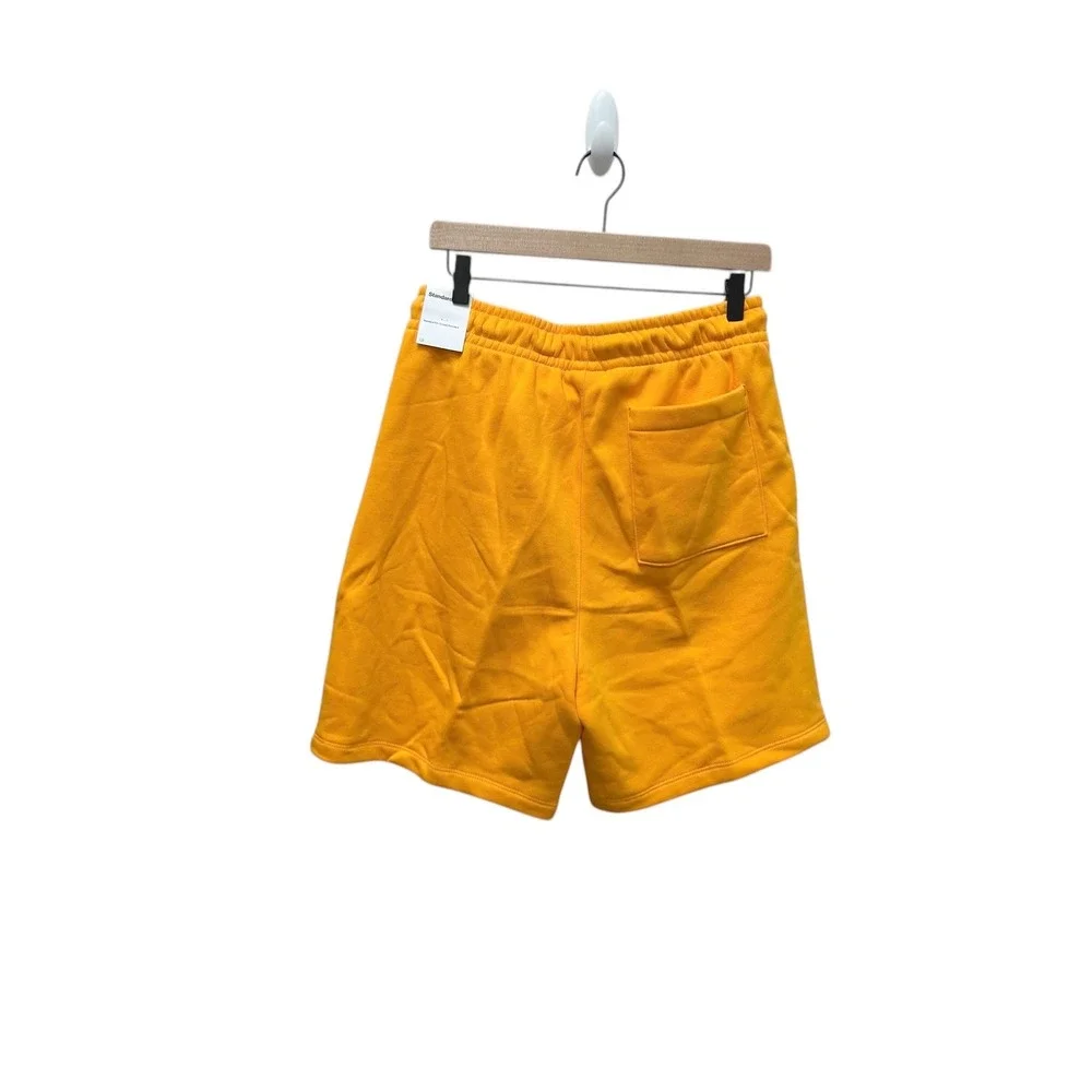 Nike‎ Jordan Mens Active Fleece Shorts Yellow Jumpman Logo Size M
